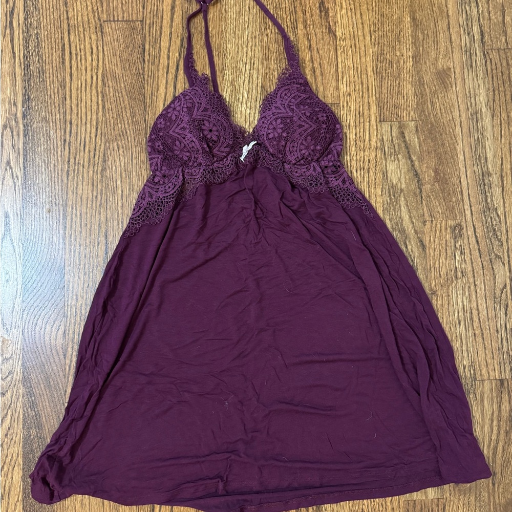 Victoria's Secret Purple Lace Chemise